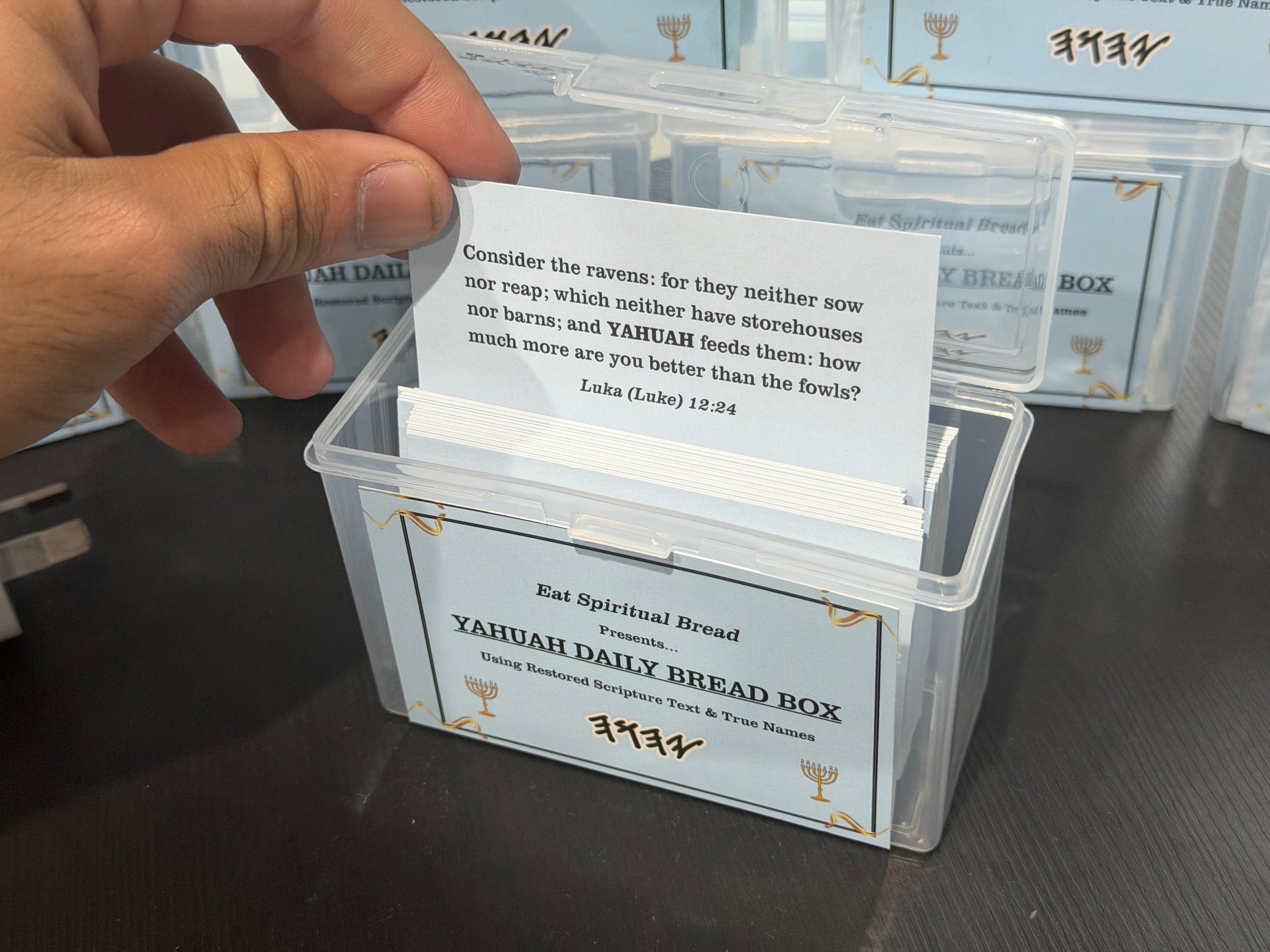 YAHUAH Daily Bread Box