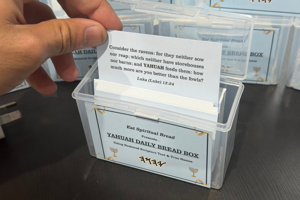 YAHUAH Daily Bread Box & Book Set