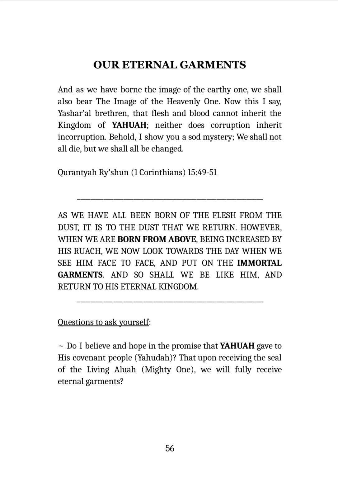 YAHUAH Daily Bread Box & Book Set